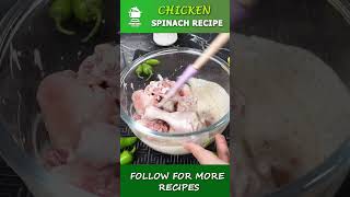 Make Chicken with Spinach Palak  Spinach Chicken Curry  Chicken Palak Recipe  Palak Gosht Gravy [upl. by Ralston]