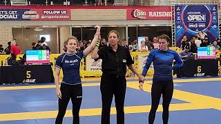 Faith Harry Team Passos  Atos NOGI Lightweight Div semifinal IBJJF Austin Open 7162023 [upl. by Emoreg]