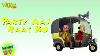 Motu Patlu Cartoons In Hindi  Animated cartoon  Party aaj raat ko  Wow Kidz [upl. by Rapp800]