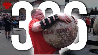 Strongman Atlas Stone Run ft Paddy Haynes [upl. by Ahsilem411]