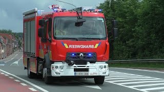 Primeur REHAB HVZ Waasland brandweer Kruibeke met spoed naar een brand gebouw [upl. by Balcke]