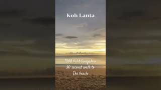 Welcome to koh lanta ytshorts solo thaiislands [upl. by Gerrilee]