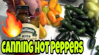 CANNING Hot Peppers How To Can Hot Peppers [upl. by Latihs]