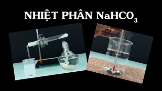 Nhiệt phân sodium hydrogencarbonate NaHCO3 [upl. by Nuhs]