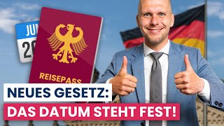 Neues Einbürgerungsgesetz Datum steht fest [upl. by Zelle]