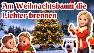 Am Weihnachtsbaum die Lichter brennen 🎄 Klassisches Weihnachtslied für Kinder amp Familie 🌄 [upl. by Notffilc]