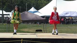 Sarah and Kerry Anne dancing Four Masters set at the Scotish Games 2012 [upl. by Iteerp506]