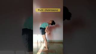 Advance yoga pose ✅ Diksha sharma ✅ purnchakrasana [upl. by Onilecram]