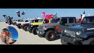 2024 Port Aransas TX Beach n Jeeps Friday HD 1080p [upl. by Rorke]