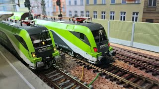 H0 Modelleisenbahn  Fahrbetrieb Jänner 2021 [upl. by Malca]