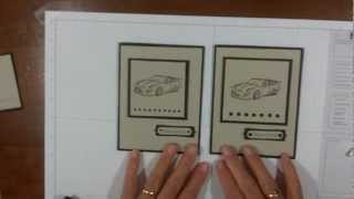 Stampin Up Card Making Ideas for Masculine Cards [upl. by Tarr825]