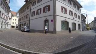 STREET VIEW Altstadt von Waldshut am Rhein in GERMANY [upl. by Ninon]