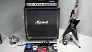 My guitar gear Peavey 5150 Marshall 1960A cab Dean Razorback [upl. by Aidil]