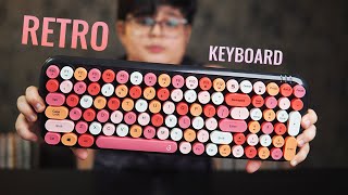 iGEAR KeyBee Retro Wireless Keyboard and Mouse Typewriter Inspired [upl. by Fechter]