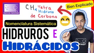 ✅HIDRUROS e HIDRÁCIDOS Nomenclatura sistemática 𝙇𝙖 𝙂𝙪í𝙖 𝘿𝙚𝙛𝙞𝙣𝙞𝙩𝙞𝙫𝙖 😎​🫵​💯​ Química [upl. by Bisset]