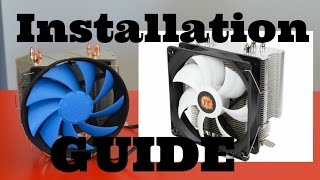 AM4 Ryzen Thermaltake Contact 12  Deepcool Gammaxx CPU Cooler Install Guide [upl. by Cleland60]