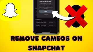 How To Remove Cameos On Snapchat 2024 [upl. by Kcod]