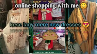 Is prize ma 2 dress agae 😯 onlineshopping with me  minivlog trending viral video [upl. by Rawna315]