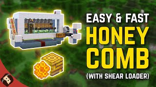 The ULTIMATE Honey Comb Farm  Minecraft Bedrock Tutorial [upl. by Ardnikat793]