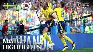 Sweden v Korea Republic  2018 FIFA World Cup  Match Highlights [upl. by Ecirted]