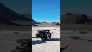 Finding An Epic Campsite On The Bonneville Salt Flats bonnevillesaltflats camp overlanding utah [upl. by Bannister]