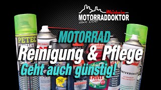 MOTORRAD Reinigung und Pflegen  Das geht auch günstig  Perfekt reinigen und pflegen [upl. by Meador664]