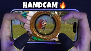 Power of 90 FPS MOVEMENT  😱 HANDCAM iPhone 14 Pro 😍 PUBG Mobile [upl. by Nnaira]