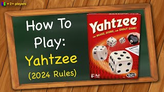 How to play Yahtzee 2024 Rules [upl. by Mixam99]