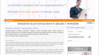 Rendita catastale gratis online [upl. by Enowtna754]