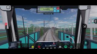 LRV Manchester Retrolink On Roblox  Bury To Manchester Piccadilly [upl. by Neerom]