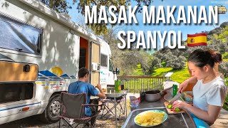 MASAK MAKANAN KHAS SPANYOL amp PIKNIK DI DEPAN CAMPERVAN [upl. by Vidal580]