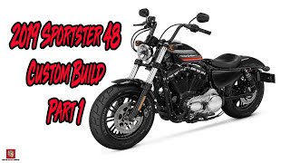 2019 Sportster Custom Build PART 1 [upl. by Bahr]