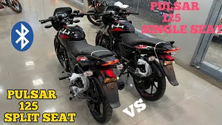 Finally Bajaj Pulsar 125 Split Seat VS 2024 Pulsar 125 Single Seat  Best Value For Money kon [upl. by Ahsikyt824]