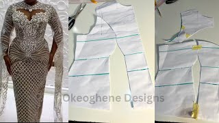 How To Draft Princess Dart Bustier  Princess Dart Bustier With Keyhole [upl. by Tloc]