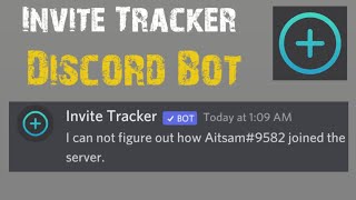 How to Setup Invite Tracker Bot  Discord Bot  Feroz [upl. by Zinnes]