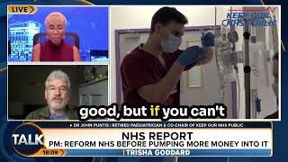 Funding not reforms for the NHS  Dr John Puntis on Talk TV [upl. by Anawait]