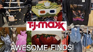 TJ MAXX LOUNGEFLY FINDS DESIGNER HANDBAGS CLOTHING BROWSE WITH ME [upl. by Grussing]