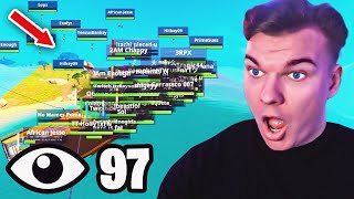 100 Spieler auf der YACHT Turnier in Fortnite Chapter 5 [upl. by Aztilay]