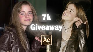 MASSIVE GIVEAWAY 7k on tiktok presets overlays colorings shakes project files After Effects [upl. by Goeger806]