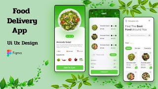 Food Delivery App  Ui Design Figma Tutorial [upl. by New]