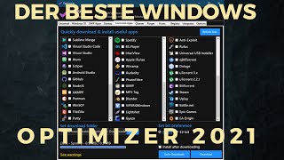 Der beste Windows Optimizer 2021 [upl. by Asaeret]