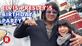 Elvis Presleys Birthday Party at Graceland  Memphis TN amp Tupelo MS [upl. by Eitra]