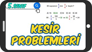 Kesir Problemleri 💥 Taktikli Konu Anlatımı 📘 5Sınıf Matematik 2023 [upl. by Page206]