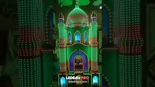 Masjid Pixel LED Using WS2811 LED and T1000s Controller [upl. by Hayikat529]