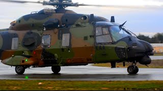 France Army  NH90 FMEAA startup close up and takeoff at AlbiLe Séquestre LBILFCI [upl. by Seravaj]