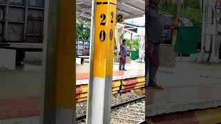 points man signaling before start train🙂 railway duty pointsman ytshorts shyamhembram [upl. by Araldo533]