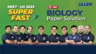 NEET UG 2023 🔴 Live Superfast Paper Solution ➡️ Biology by ALLEN Experts ALLENNEET [upl. by Smalley]