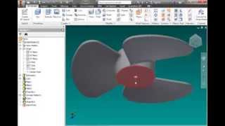 Autodesk Inventor Como hacer una Helice [upl. by Isia]