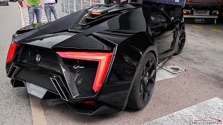 34m Lykan HyperSport  Start Up amp Driving Sounds in Monaco [upl. by Gil]