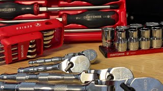 Craftsman Tools Vseries Wrenches Ratchets Screwdrivers and Sockets Unboxing and Close Look [upl. by Ricoriki927]